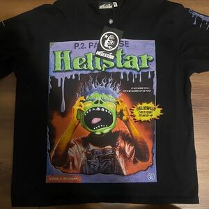 Kids Black Graphic T-Shirt